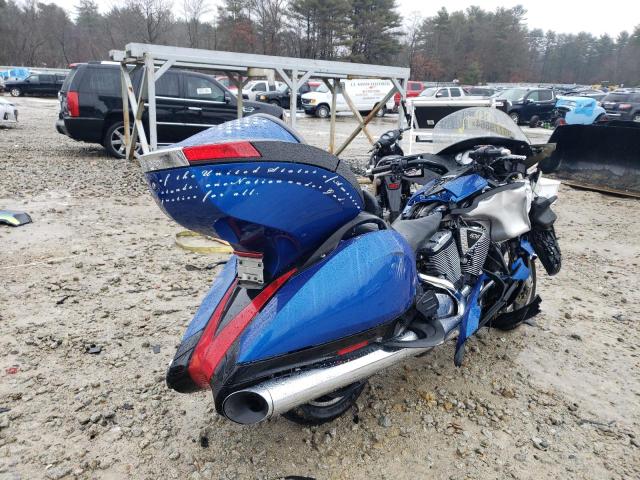 5VPVTAAVXH3058979 - 2017 VICTORY MOTORCYCLES VISION TOUR Mavi fotoğraf 4