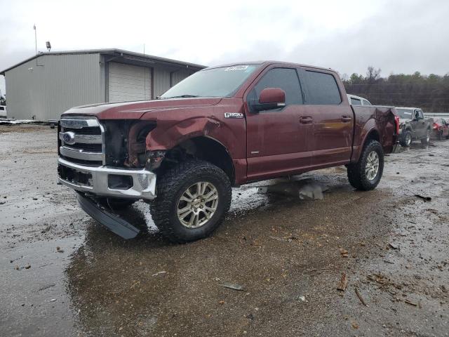 1FTEW1EP9FFC30951 - 2015 FORD F150 SUPERCREW MAROON photo 1