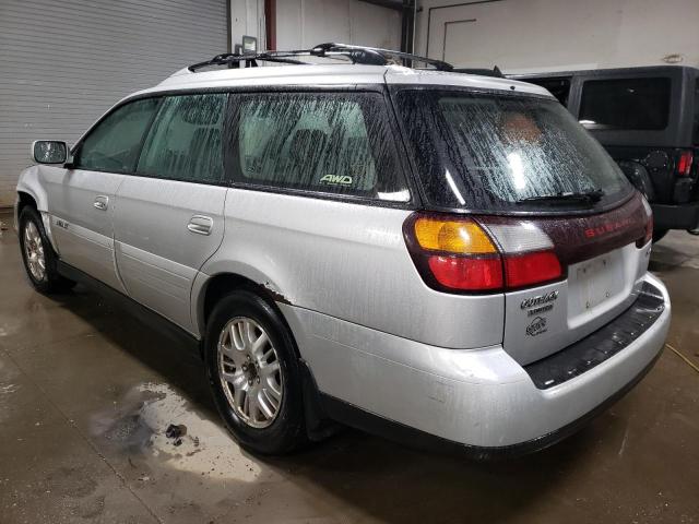 4S3BH686347644344 - 2004 SUBARU LEGACY OUTBACK LIMITED SILVER photo 2