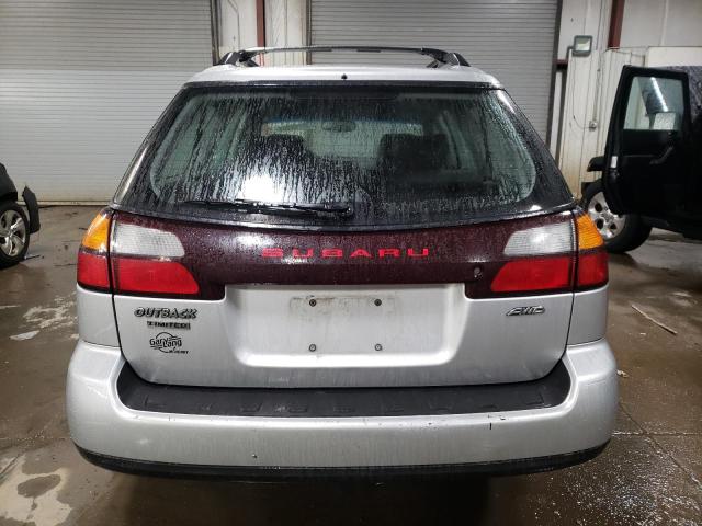 4S3BH686347644344 - 2004 SUBARU LEGACY OUTBACK LIMITED SILVER photo 6