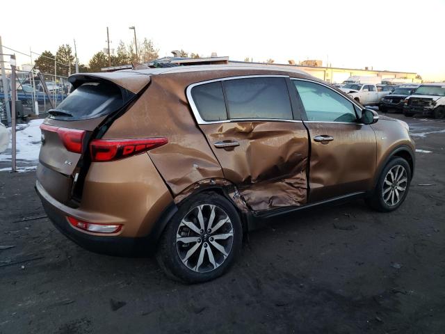 KNDPNCAC6K7575515 - 2019 KIA SPORTAGE EX BROWN photo 3