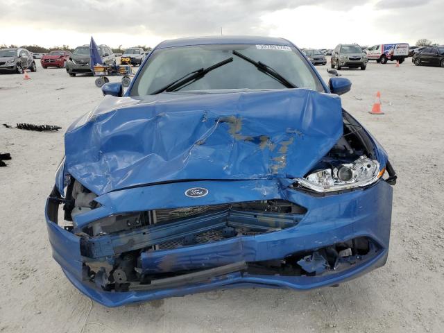 3FA6P0G79JR174844 - 2018 FORD FUSION S BLUE photo 5