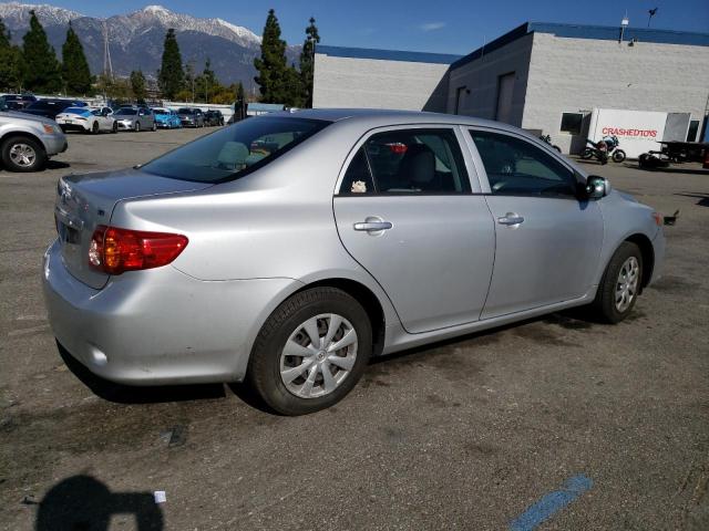 JTDBL40EX99087322 - 2009 TOYOTA COROLLA BASE SILVER photo 3