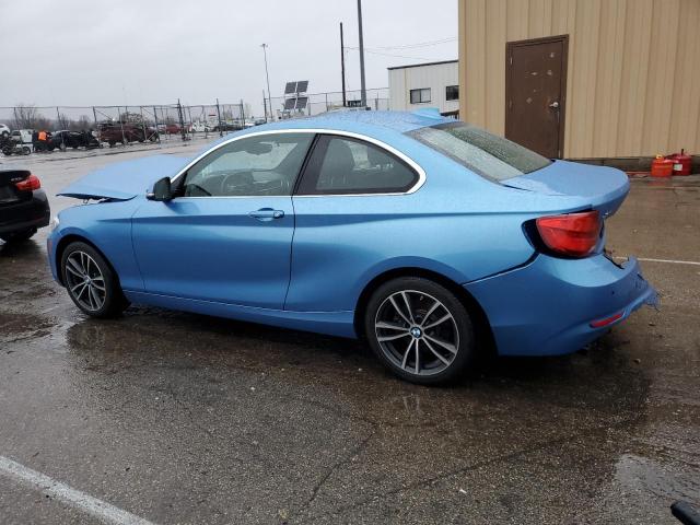 WBA2J3C50KVD49261 - 2019 BMW 230XI BLUE photo 2
