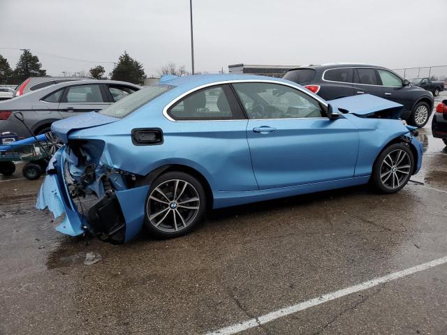 WBA2J3C50KVD49261 - 2019 BMW 230XI BLUE photo 3