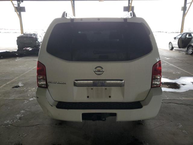 5N1AR18U46C663436 - 2006 NISSAN PATHFINDER LE WHITE photo 6