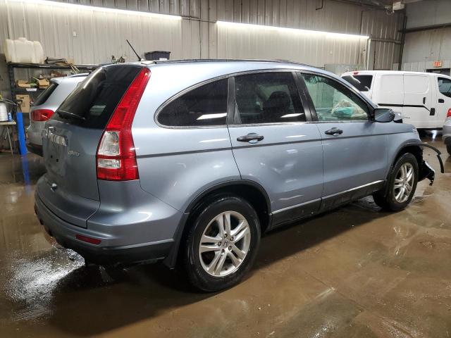 5J6RE4H58BL004177 - 2011 HONDA CR-V EX BLUE photo 3