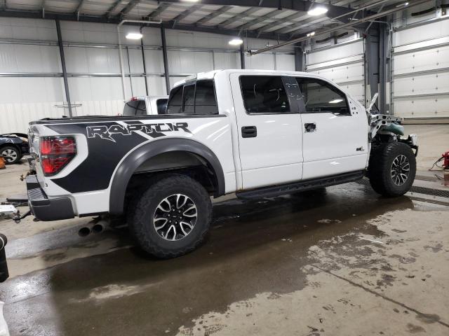 1FTFW1R6XEFB69551 - 2014 FORD F150 SVT RAPTOR WHITE photo 3