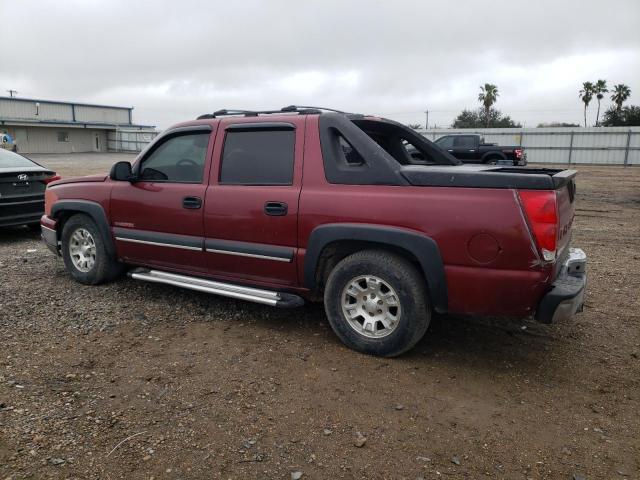 3GNEC12T14G130923 - 2004 CHEVROLET AVALANCHE C1500 MAROON photo 2