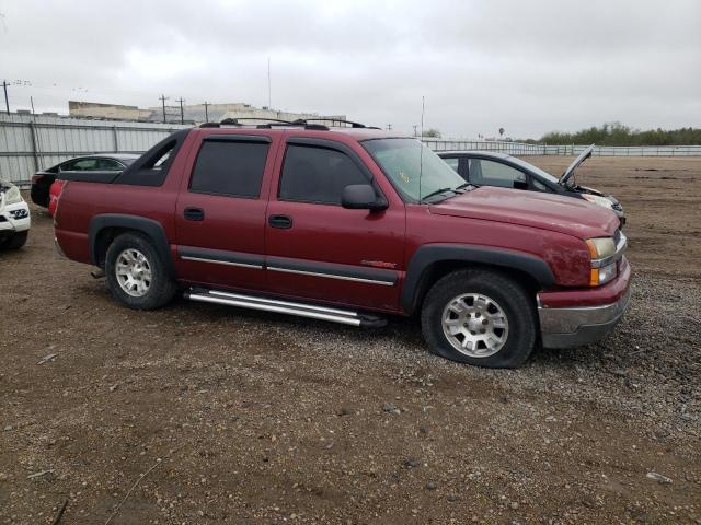 3GNEC12T14G130923 - 2004 CHEVROLET AVALANCHE C1500 MAROON photo 4