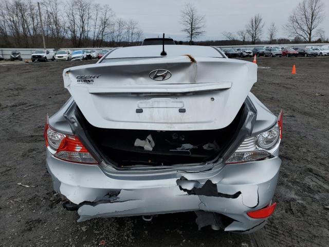 KMHCT4AE2DU273201 - 2013 HYUNDAI ACCENT GLS SILVER photo 6