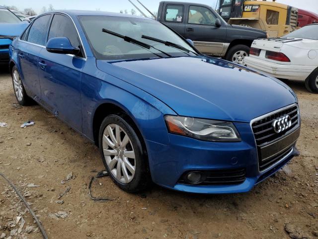 WAULK78K59N008257 - 2009 AUDI A4 3.2 QUATTRO BLUE photo 4