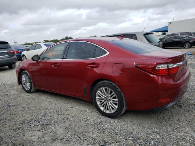 JTHBK1GG1E2116958 - 2014 LEXUS ES 350 RED photo 2