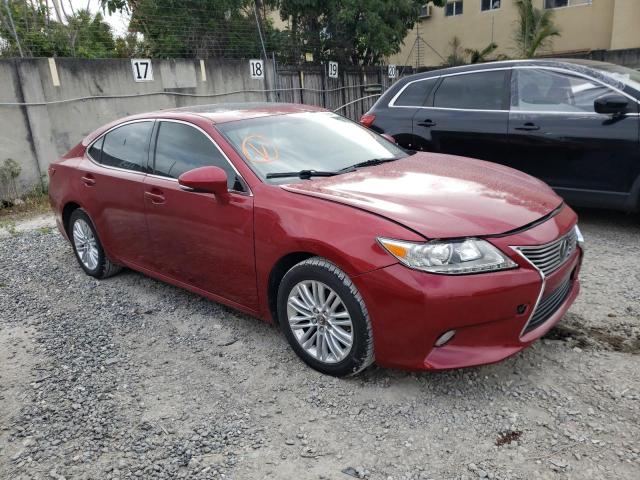 JTHBK1GG1E2116958 - 2014 LEXUS ES 350 RED photo 4