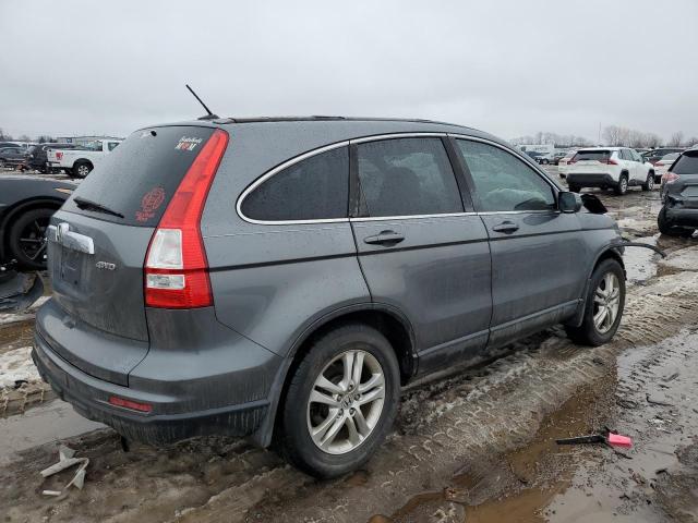 5J6RE4H72AL038387 - 2010 HONDA CR-V EXL GRAY photo 3