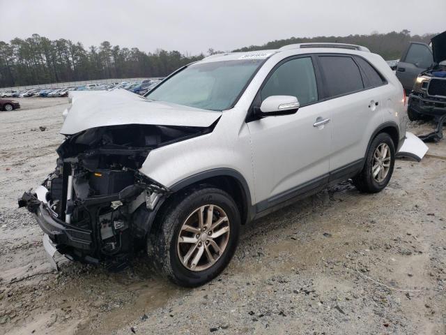 5XYKT3A61EG436796 - 2014 KIA SORENTO LX SILVER photo 1