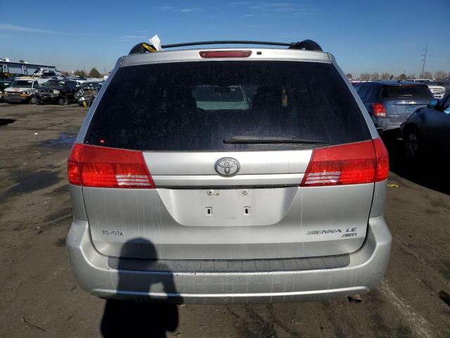 5TDBA23C34S007325 - 2004 TOYOTA SIENNA LE SILVER photo 6