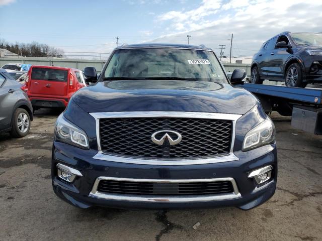 JN8AZ2NC8H9432386 - 2017 INFINITI QX80 BASE BLUE photo 5