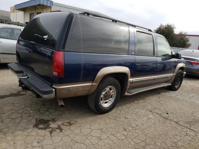 1GKGK26J2WJ736207 - 1998 GMC SUBURBAN K2500 BLUE photo 3