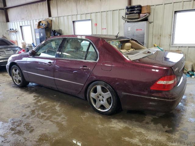 JTHBN36F965040871 - 2006 LEXUS LS 430 MAROON photo 2