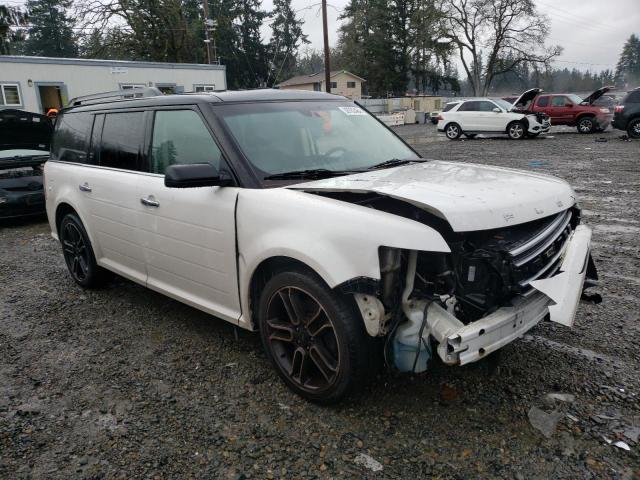 2FMHK6DTXEBD37099 - 2014 FORD FLEX LIMITED BEIGE photo 4