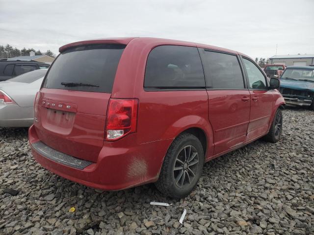 2C4RDGBG0GR196035 - 2016 DODGE GRAND CARA SE RED photo 3