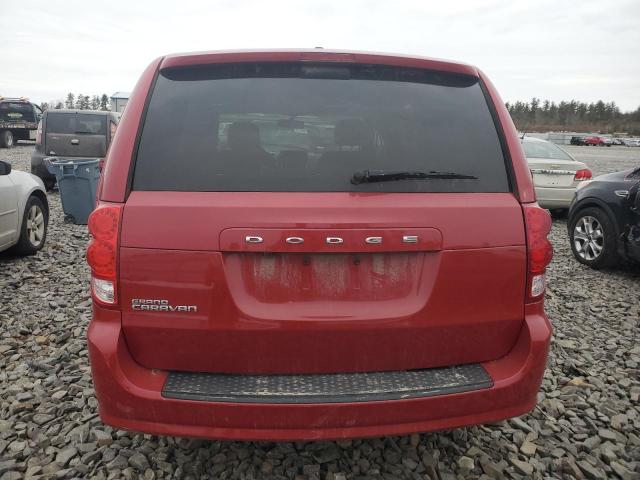 2C4RDGBG0GR196035 - 2016 DODGE GRAND CARA SE RED photo 6