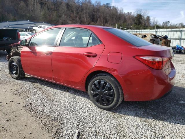 2T1BURHE2HC866057 - 2017 TOYOTA COROLLA L RED photo 2