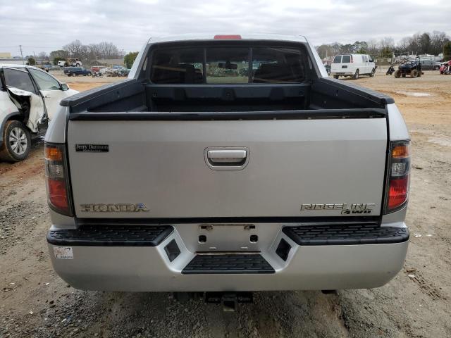 2HJYK16556H527411 - 2006 HONDA RIDGELINE RTL SILVER photo 6