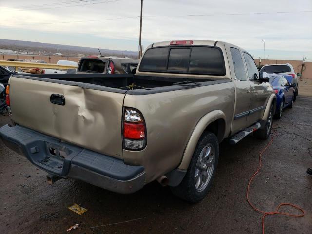 5TBRT34184S439770 - 2004 TOYOTA TUNDRA ACCESS CAB SR5 CREAM photo 3