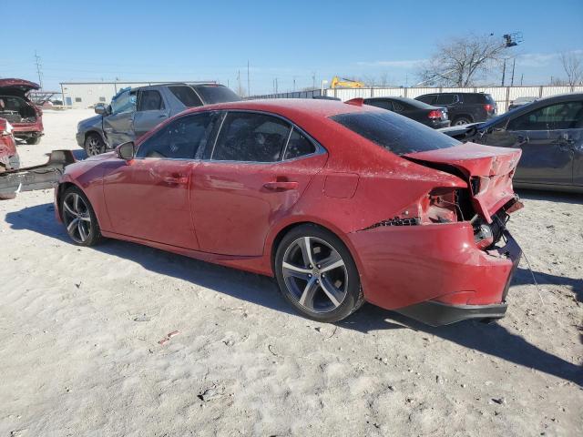 JTHBA1D24K5089275 - 2019 LEXUS IS 300 RED photo 2