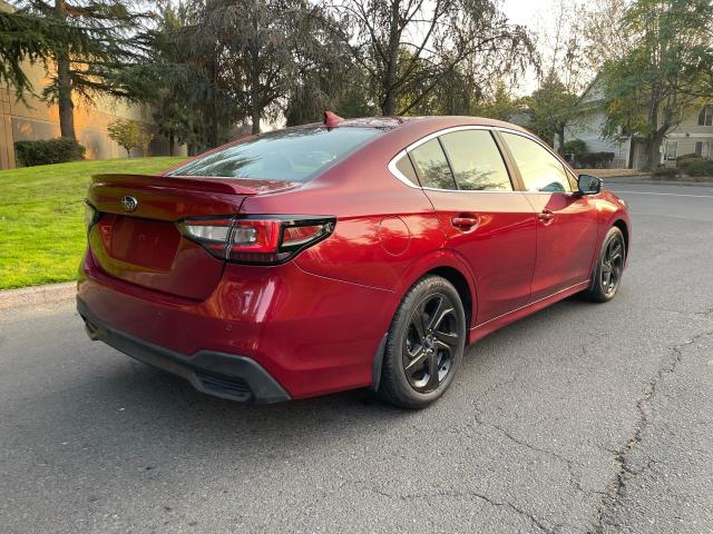 4S3BWAG66L3021106 - 2020 SUBARU LEGACY SPORT RED photo 4