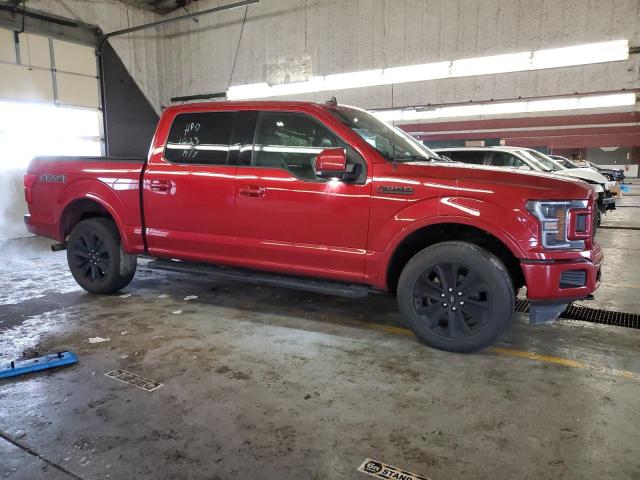 1FTEW1E49LFA35465 - 2020 FORD F150 SUPERCREW BURGUNDY photo 4