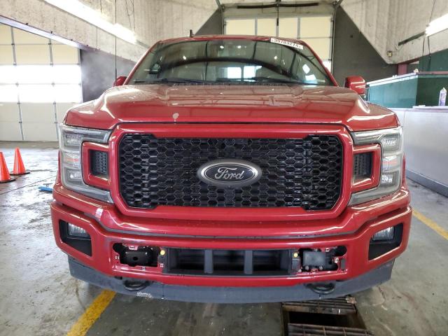 1FTEW1E49LFA35465 - 2020 FORD F150 SUPERCREW BURGUNDY photo 5