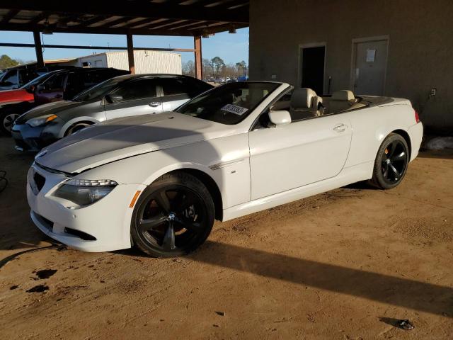 WBAEB53559C224491 - 2009 BMW 650 I WHITE photo 1