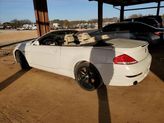 WBAEB53559C224491 - 2009 BMW 650 I WHITE photo 2