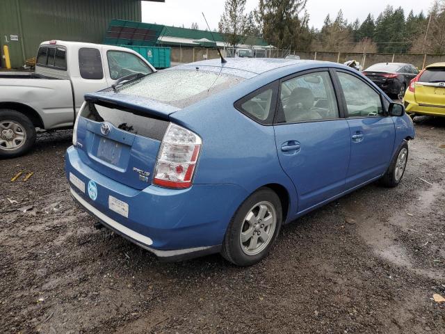 JTDKB20U177682907 - 2007 TOYOTA PRIUS BLUE photo 3