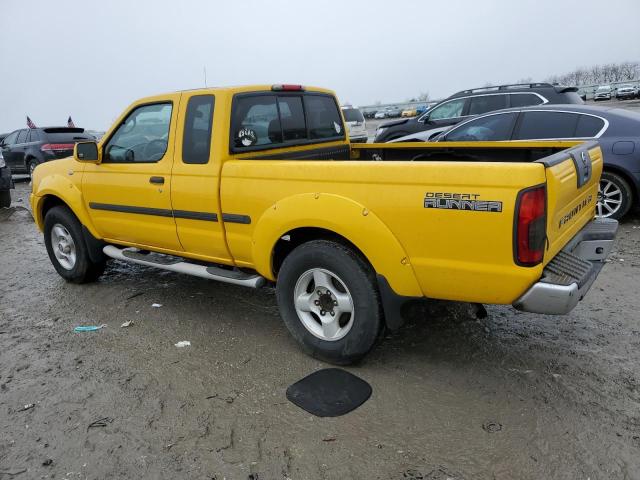 1N6ED26TX2C304510 - 2002 NISSAN FRONTIER KING CAB XE YELLOW photo 2