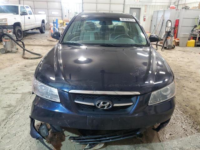 5NPEU46C68H351352 - 2008 HYUNDAI SONATA SE BLUE photo 5