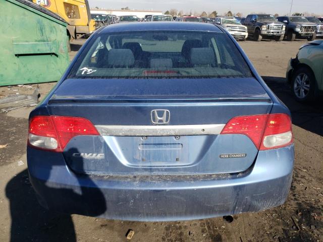 2HGFA1F68AH563160 - 2010 HONDA CIVIC LX-S Կապույտ լուսանկար 6