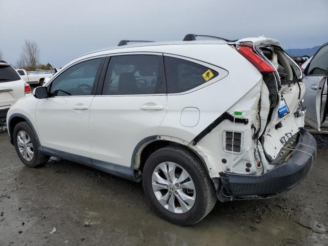 5J6RM3H72EL002749 - 2014 HONDA CR-V EXL WHITE photo 2