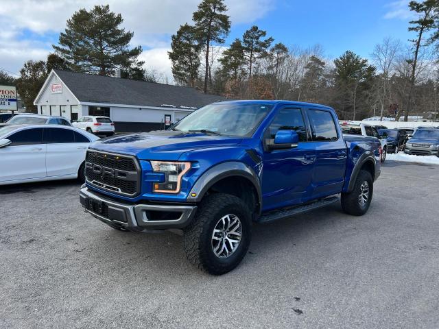 1FTFW1RG3HFB41006 - 2017 FORD F150 RAPTOR BLUE photo 2