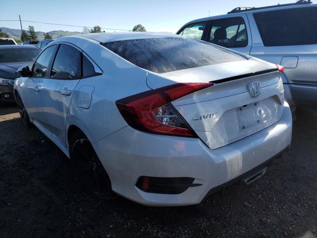 19XFC2F85LE201852 - 2020 HONDA CIVIC SPORT WHITE photo 2