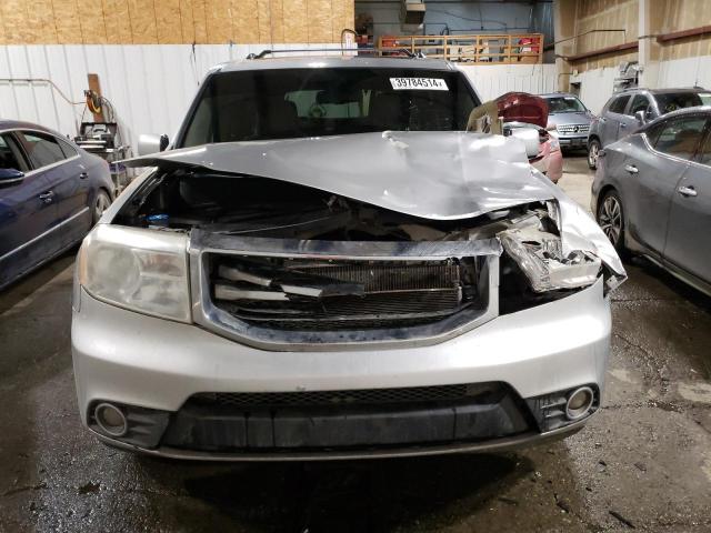 5FNYF4H78FB067286 - 2015 HONDA PILOT EXLN SILVER photo 5