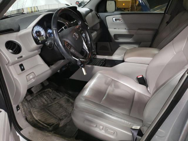 5FNYF4H78FB067286 - 2015 HONDA PILOT EXLN SILVER photo 7