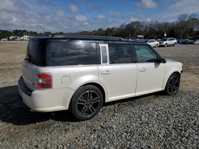 2FMGK5C88DBD18603 - 2013 FORD FLEX SEL WHITE photo 3