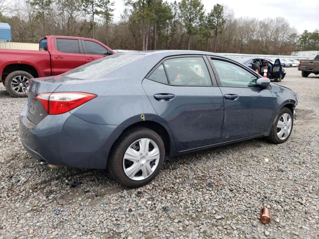 2T1BURHE0GC720061 - 2016 TOYOTA COROLLA L GRAY photo 3