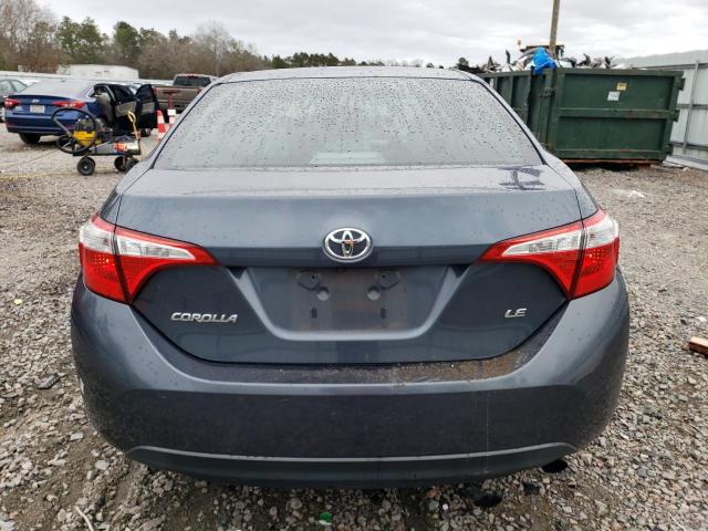 2T1BURHE0GC720061 - 2016 TOYOTA COROLLA L GRAY photo 6