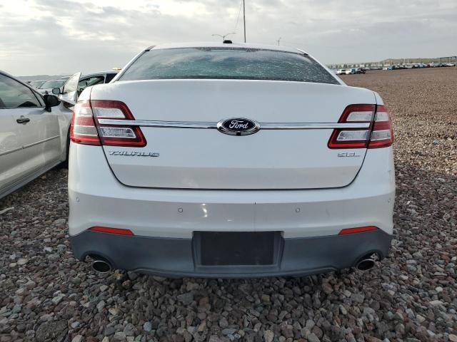 1FAHP2E8XDG201352 - 2013 FORD TAURUS SEL WHITE photo 6