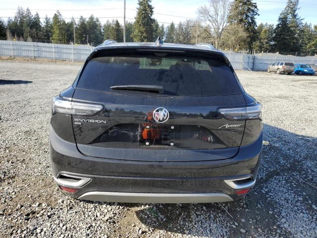 LRBFZSR40ND146169 - 2022 BUICK ENVISION AVENIR BLACK photo 6